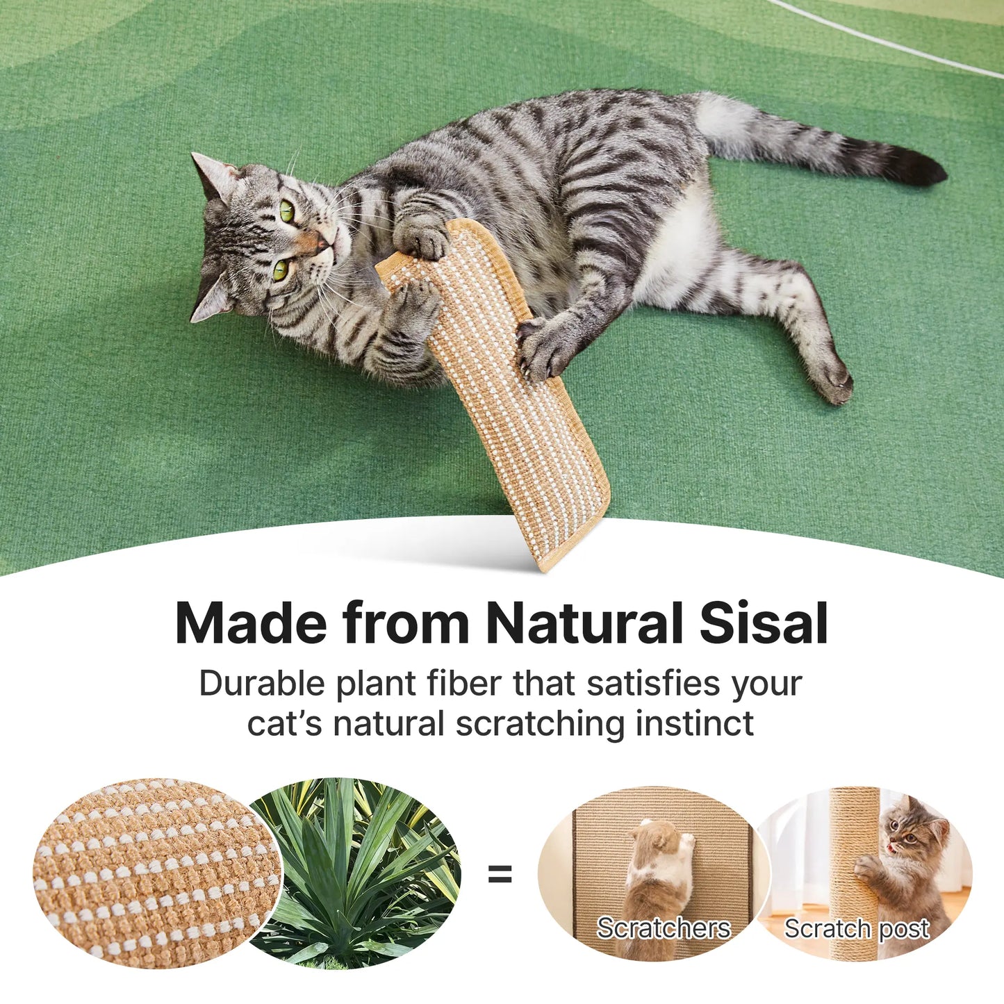 Potaroma Cat Sisal Kicker Toys - 2 Pack Interactive Chew Toys for Indoor Cats, Soft Scratching Pillows for Boredom Relief and Dental Health