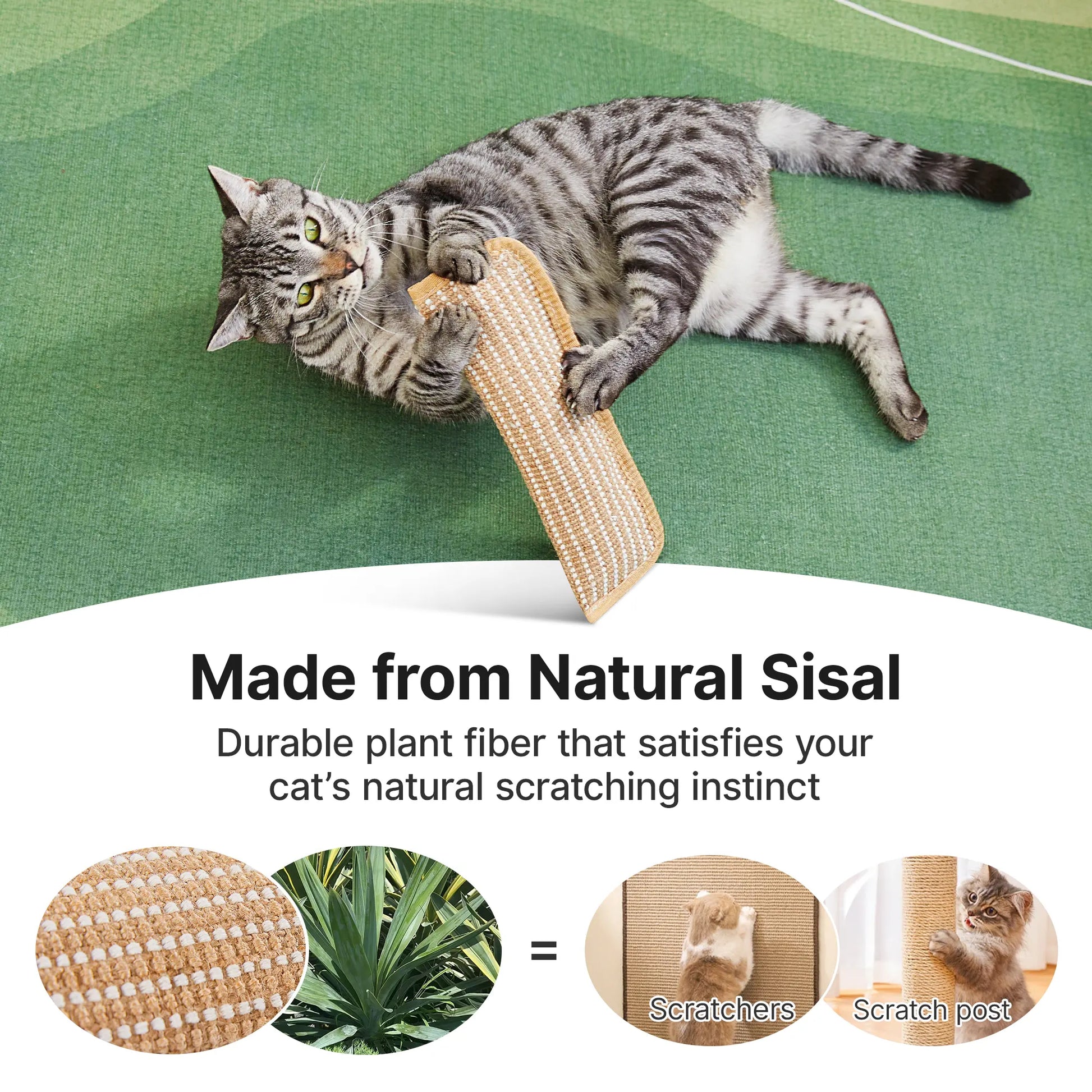 Potaroma Cat Sisal Kicker Toys - 2 Pack Interactive Chew Toys for Indoor Cats, Soft Scratching Pillows for Boredom Relief and Dental Health