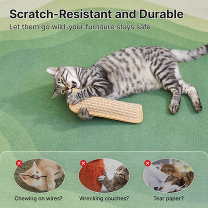 Potaroma Cat Sisal Kicker Toys - 2 Pack Interactive Chew Toys for Indoor Cats, Soft Scratching Pillows for Boredom Relief and Dental Health