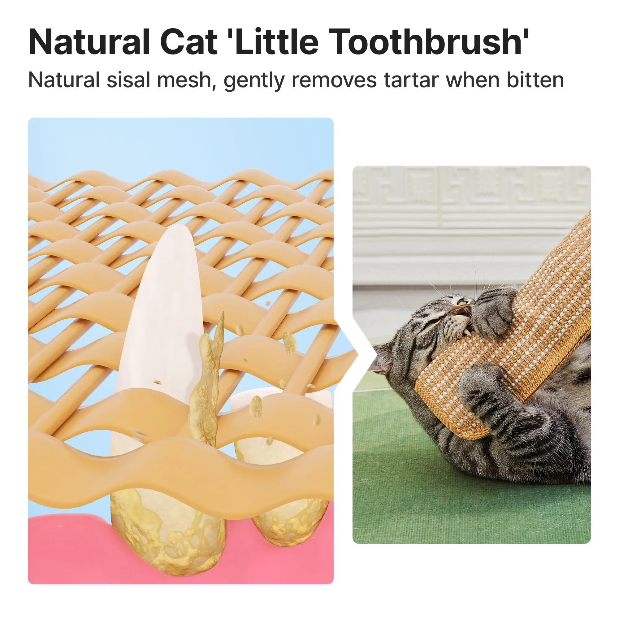 Potaroma Cat Sisal Kicker Toys - 2 Pack Interactive Chew Toys for Indoor Cats, Soft Scratching Pillows for Boredom Relief and Dental Health